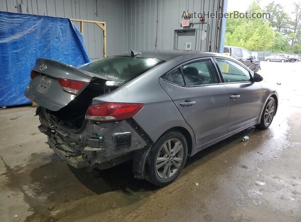 5NPD84LF8JH387287 2018 HYUNDAI ELANTRA Gray Задня права чверть