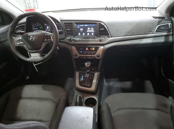 5NPD84LF8JH387287 2018 HYUNDAI ELANTRA Gray Вид панелі приладів