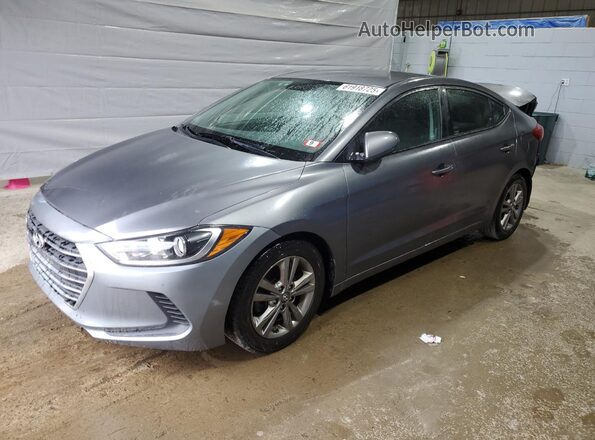 5NPD84LF8JH387287 2018 HYUNDAI ELANTRA Gray Передня ліва чверть