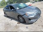 2020 Hyundai Elantra Sel Gray vin: 5NPD84LF8LH537143