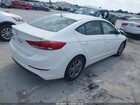 2018 Hyundai Elantra Sel White vin: 5NPD84LF9JH257759
