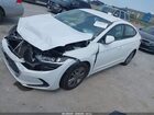 2018 Hyundai Elantra Sel White vin: 5NPD84LF9JH257759