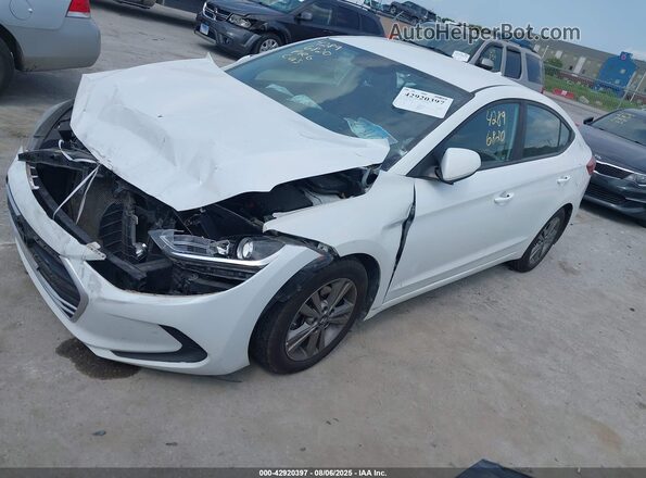 5NPD84LF9JH257759 2018 HYUNDAI ELANTRA White Front left