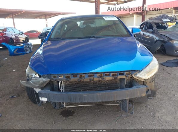 5NPD84LFXHH030753 2017 HYUNDAI ELANTRA Blue წინა ხედი