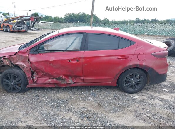 5NPD84LFXJH317581 2018 HYUNDAI ELANTRA Red 360 interior view