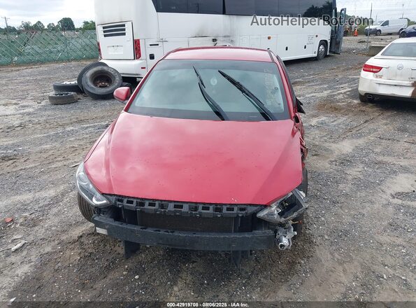 5NPD84LFXJH317581 2018 HYUNDAI ELANTRA Red Instrument cluster view