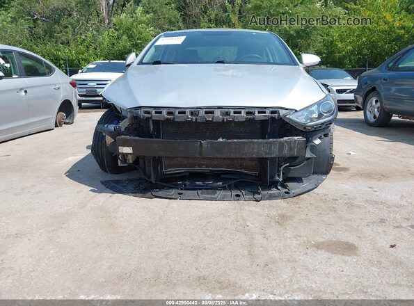 5NPD84LFXJH360530 2018 HYUNDAI ELANTRA Silver Rear interior view