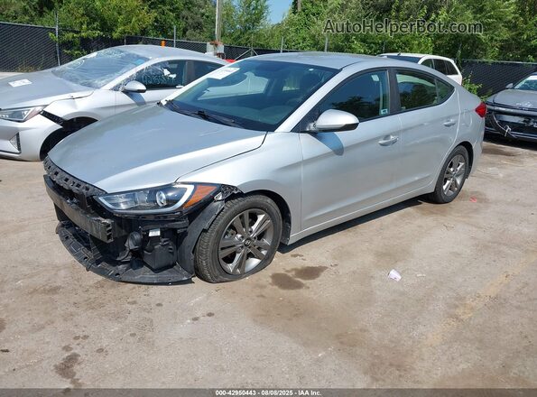 5NPD84LFXJH360530 2018 HYUNDAI ELANTRA Silver Front left