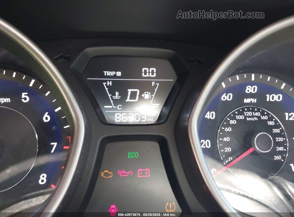 5NPDH4AE0GH694455 2016 HYUNDAI ELANTRA Черный Вид задних сидений