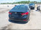 2016 Hyundai Elantra Limited Черный vin: 5NPDH4AE0GH694455