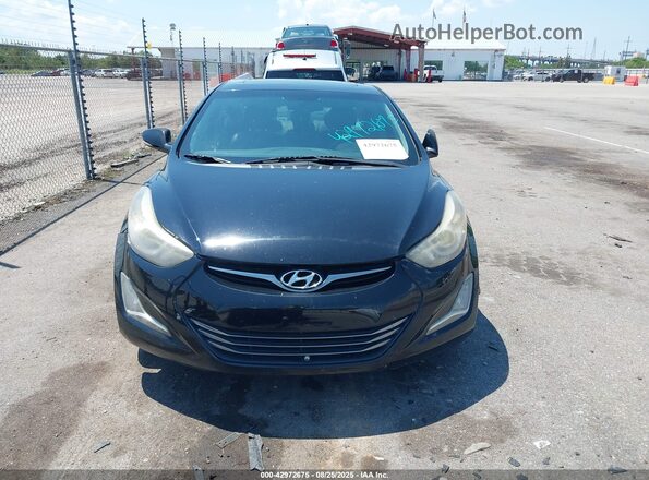 5NPDH4AE0GH694455 2016 HYUNDAI ELANTRA Черный Вид щитка приборов