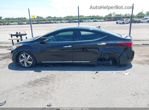 5NPDH4AE0GH694455 2016 HYUNDAI ELANTRA Черный Панорамный вид салона 360°