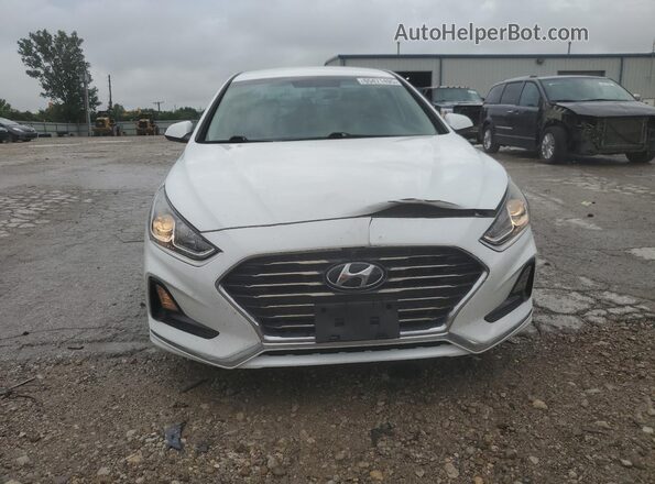 5NPE24AF5JH614461 2018 HYUNDAI SONATA White Դիմացի տեսք