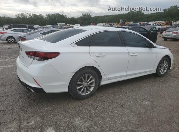 5NPE24AF5JH614461 2018 HYUNDAI SONATA White Հետևի աջ
