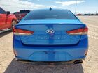 2018 Hyundai Sonata Se   Blue vin: 5NPE24AF6JH601444