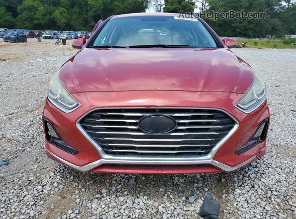 5NPE24AF7JH617622 2018 HYUNDAI SONATA Burgundy Դիմացի տեսք