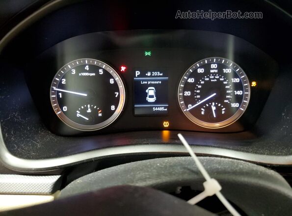 5NPE24AF7JH692255 2018 HYUNDAI SONATA Черный Вид щитка приборов