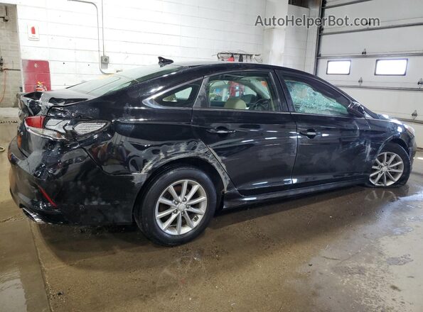 5NPE24AF7JH692255 2018 HYUNDAI SONATA Черный Задняя правая четверть