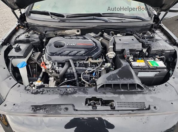 5NPE34AB5JH659832 2018 HYUNDAI SONATA Черный Вид наклейки с VIN-кодом