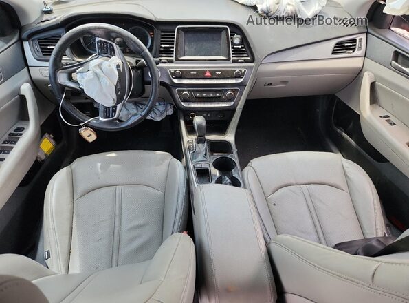 5NPE34AF5JH638594 2018 HYUNDAI SONATA Красный Вид панели приборов