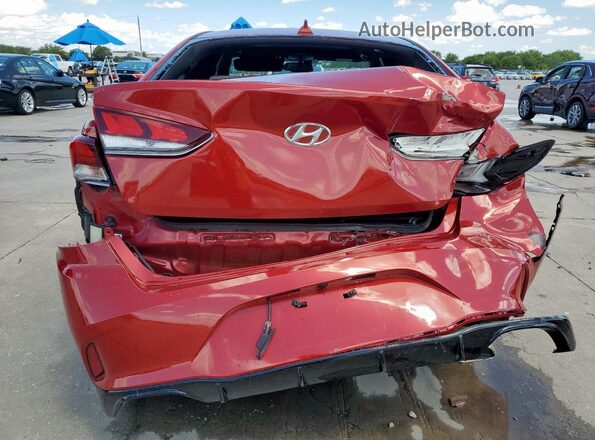 5NPE34AF5JH700978 2018 HYUNDAI SONATA Red Հետևի տեսք