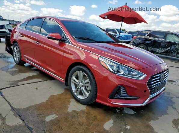 5NPE34AF5JH700978 2018 HYUNDAI SONATA Red Առջևի աջ