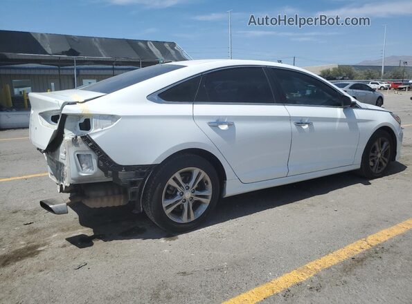 5NPE34AF6JH660068 2018 HYUNDAI SONATA Белый Задняя правая четверть