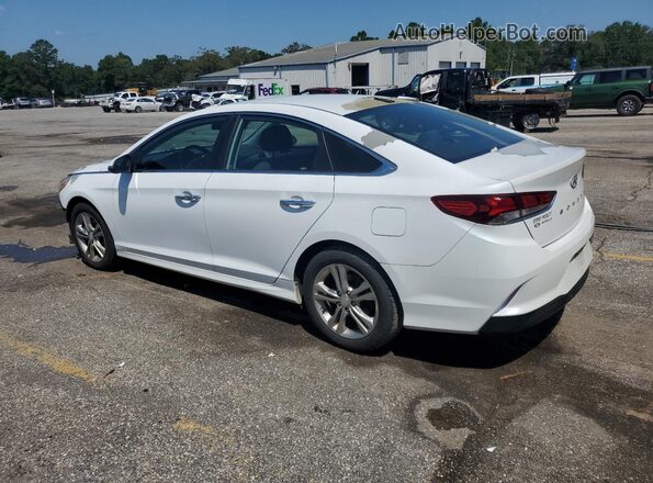 5NPE34AF8JH640565 2018 HYUNDAI SONATA White Trasero izquierdo