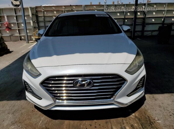 5NPE34AFXJH620754 2018 HYUNDAI SONATA White Vista frontal