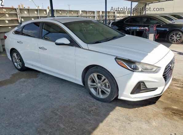 5NPE34AFXJH620754 2018 HYUNDAI SONATA White Delantero derecho