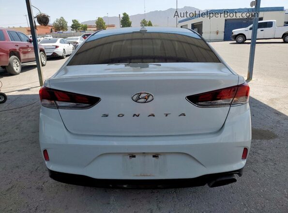 5NPE34AFXJH620754 2018 HYUNDAI SONATA White Vista trasera