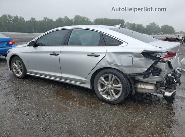 5NPE34AFXJH701575 2018 HYUNDAI SONATA Silver Trasero izquierdo