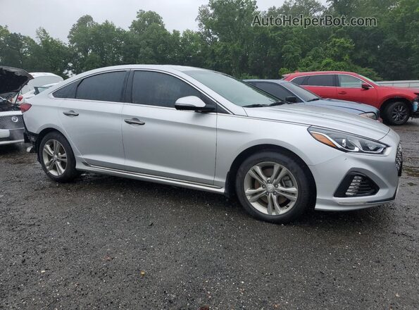 5NPE34AFXJH701575 2018 HYUNDAI SONATA Silver Delantero derecho