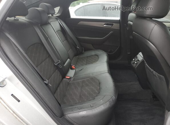 5NPE34AFXJH701575 2018 HYUNDAI SONATA Silver Vista de los asientos traseros