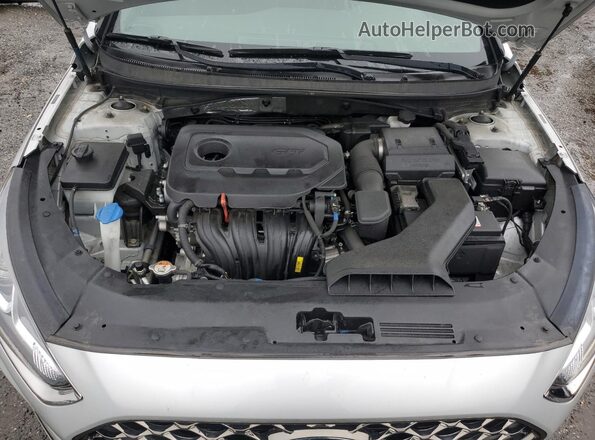 5NPE34AFXJH701575 2018 HYUNDAI SONATA Silver Vista interior trasera