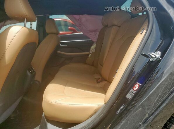 5NPEH4J24LH026243 2020 HYUNDAI SONATA Black Հետևի նստատեղերի տեսք