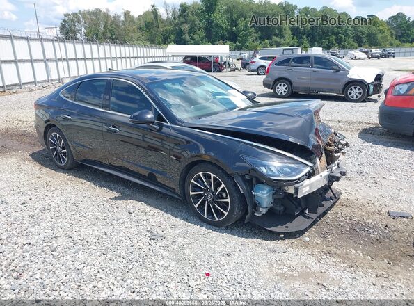 5NPEJ4J28LH048833 2020 HYUNDAI SONATA Black Delantero derecho