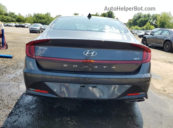 5NPEJ4J29MH107552 2021 HYUNDAI SONATA Серый Вид сзади