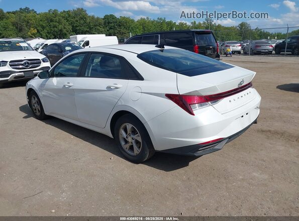 5NPLL4AG3MH015219 2021 HYUNDAI ELANTRA White Задня ліва чверть