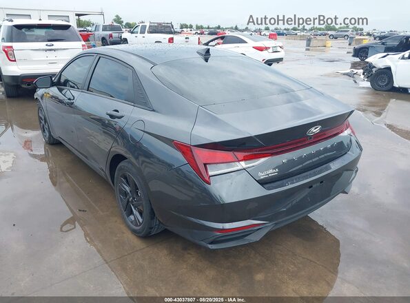 5NPLM4AG1MH032016 2021 HYUNDAI ELANTRA Gray Հետևի ձախ