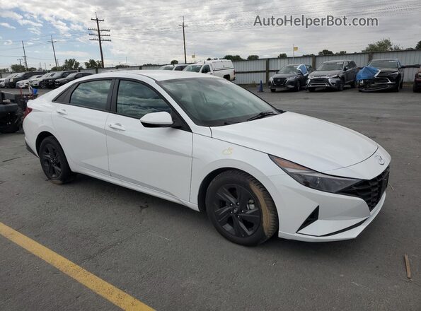 5NPLS4AG9MH025143 2021 HYUNDAI ELANTRA White Передня права чверть