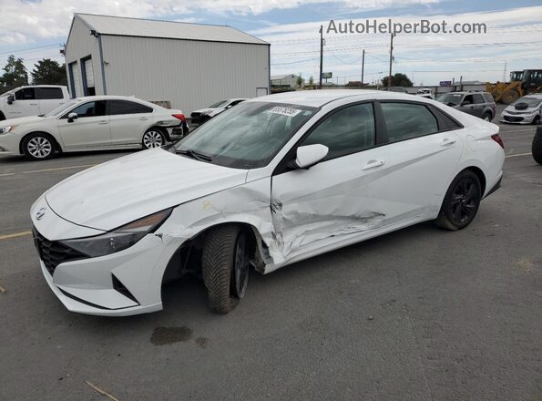 5NPLS4AG9MH025143 2021 HYUNDAI ELANTRA White Передня ліва чверть