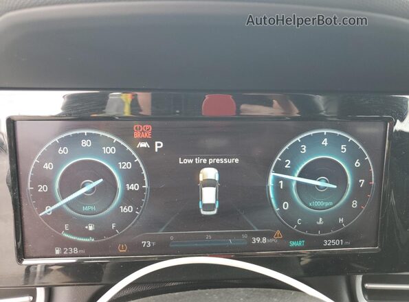 5NPLS4AG9MH025143 2021 HYUNDAI ELANTRA White Вид щитка приладів