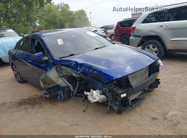 5NPLS4AG9PH098419 2023 HYUNDAI ELANTRA Синий Передняя правая четверть