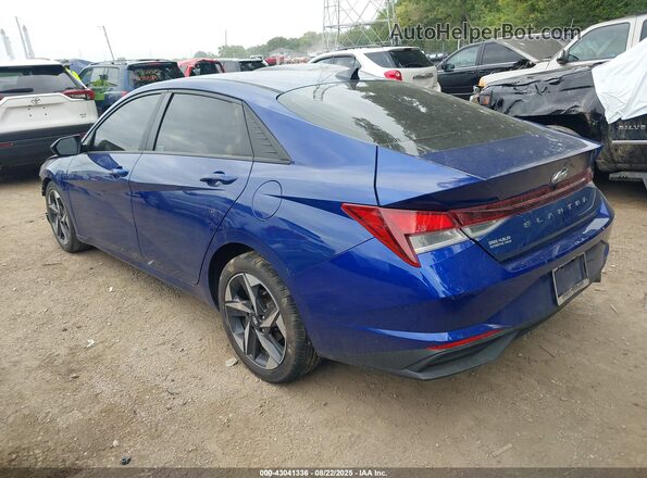 5NPLS4AG9PH098419 2023 HYUNDAI ELANTRA Синий Задняя левая четверть