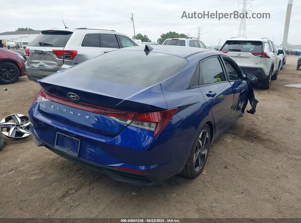 5NPLS4AG9PH098419 2023 HYUNDAI ELANTRA Синий Задняя правая четверть