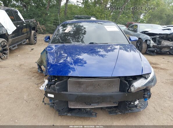 5NPLS4AG9PH098419 2023 HYUNDAI ELANTRA Синий Вид щитка приборов