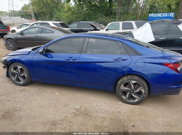5NPLS4AG9PH098419 2023 HYUNDAI ELANTRA Синий Панорамный вид салона 360°
