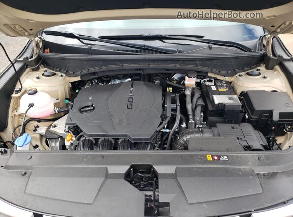 5NTJB4DEXRH111586 2024 HYUNDAI SANTA Beige ძრავის განყოფილების ხედი