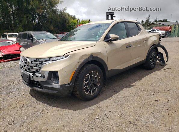 5NTJB4DEXRH111586 2024 HYUNDAI SANTA Beige წინა მარცხენა ხედი სამი მეოთხედიდან
